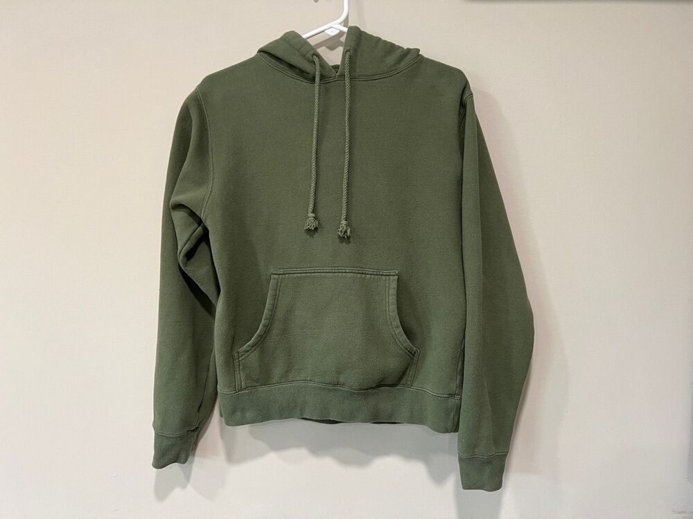 sz Teen M - Mens Unisex Santa Cruz Skateboards Sweatshirt Hoodie in Army Green